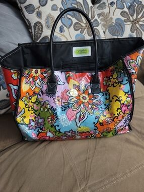 Josephine Kimberling Tote Colorful Floral 12 x 16 x 6
